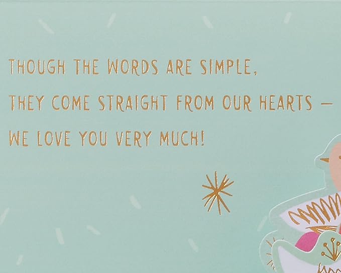 American Greetings Mothers Day Card from Son and Daughter-in-Law (Straight from Our Hearts)