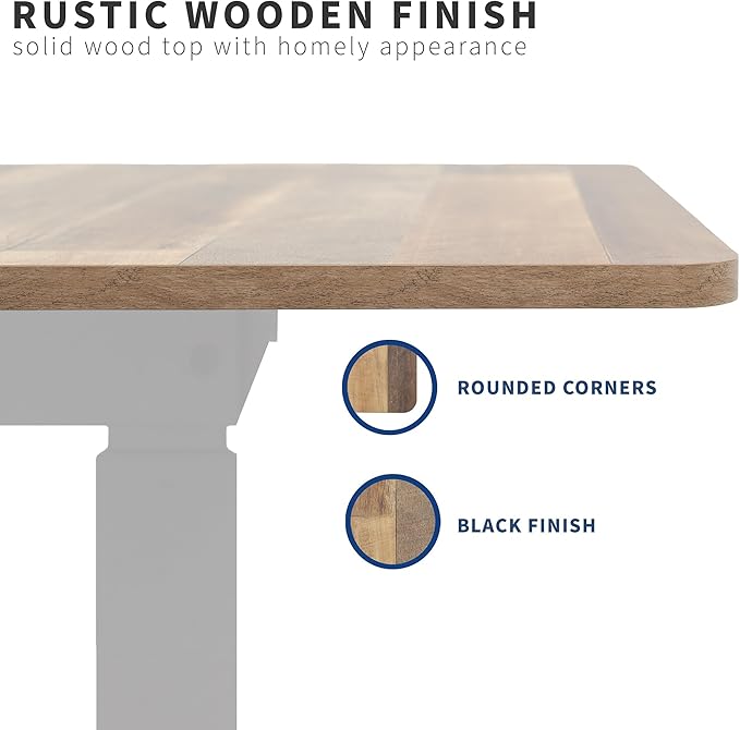 VIVO Reclaimed Wood Universal 71 x 30 inch Solid One-Piece Table Top for Standard and Sit to Stand Height Adjustable Home and Office Desk Frames, DESK-TOP71P