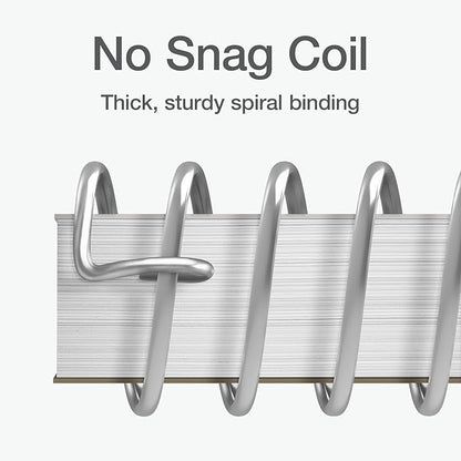 Oxford 1-Subject Notebooks, Notebooks for School, 8 x 10.5 Inches, College Rule, 70 Sheets, Assorted Primary Colors, 3 Pack, Colors May Vary (1006792)