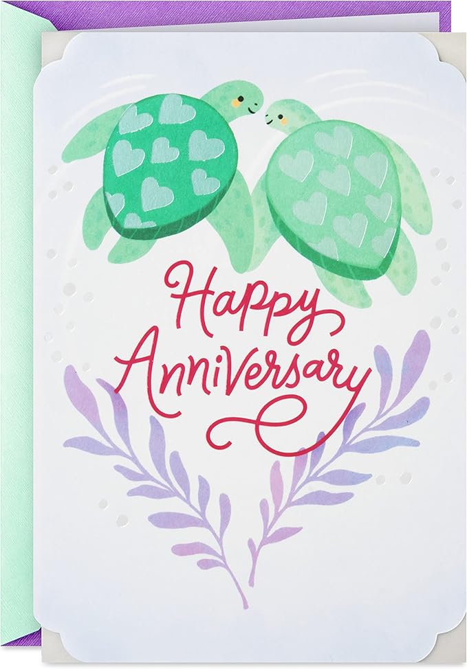 Hallmark Anniversary Card (Turtles)
