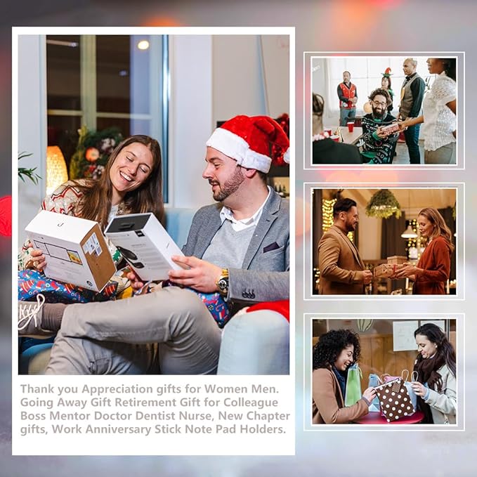 Inspirational Positive Affirmation Gift for Him Her, Positive Gifts for Women Coworkers Employees, Mental Health for Home School Counseling Office Treatment Self-Stick Note Pad Holders-DW44