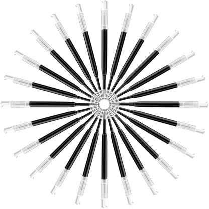 DunBong G2 Gel Ink Pen Refills, for Retractable Gel Pens, Gel Ink Rollerball Pens, 0.5mm Fine Point, Pack of 5 (Black)