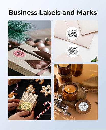 3 Rolls Labels for NIIMBOT B1 B21 B3S K3 Label Maker, 2'' x 3.15'' (50x80mm) Printer Labels, Food Labels for Jars, Personalized Editable Labels for Home/School/Office