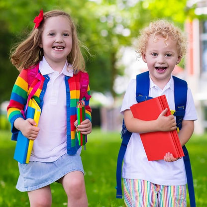 Cholemy 6 Pcs Plastic Pocket Folders with Prong 2 Heavy Duty Pockets Folders with 3 Prongs Letter Size Paper Folders Bulk File Plastic Folders with Fasteners for Office Workers (Red)