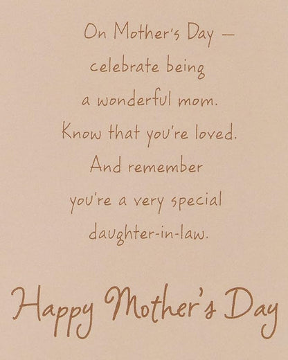American Greetings Mothers Day Card for Daughter-in-Law (A Wonderful Mom)