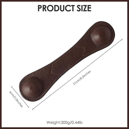 KINIVA Leather Weighted Bookmarks Book Weight Page Holder for Reading,Book Open Holder for Kids Adult,Gifts for Reader (01 Coffee)