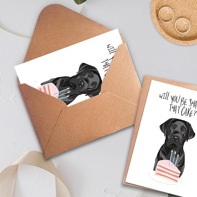 Hqulpr-1pc Funny Dog Birthday Card, Funny Birthday Cards For Dog Lovers, Birthday Card From Dog,Funny Birthday Cards For Men, Women, Husband, Son, Dad, Mom, Him, Best Friend, Brother