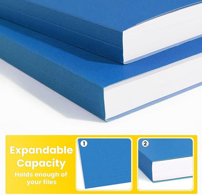 SUNEE File Folders, 30 Pack Manilla Folders 8.5 x 11, Colored File Folders Home Office School Supplies for Documents Files Paper,Blue