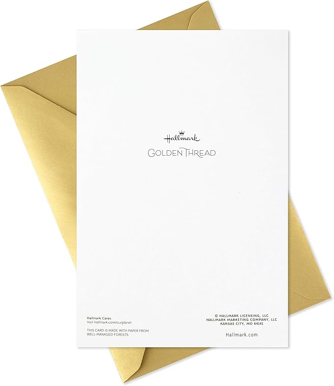 Hallmark Golden Thread Birthday Card (A Birthday Wish)