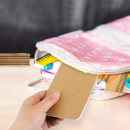 6 Pack Pocket Notebook Mini Notebooks Bulk 3.5 X 5.5 Inch Small Memo Notepad 30 Sheets 60 Lined Pages Kraft Paper Notebooks with Softcover Brown Cover Mini Journal Bulk Office School Supplies