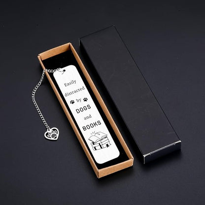 Funny Dog Bookmark for Reading Women Dog Lover Gifts, Book Lover Gifts for Female Friends Cute Bookmark Gifts for Dog Mom Owner Christmas Stocking Stuffers for Women Men Reading Supplies for Women Her