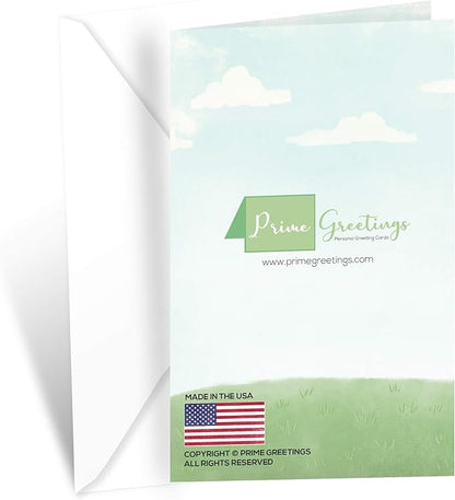Prime Greetings Happy Birthday Card For Daughter-In-Law, Made in America, Eco-Friendly, Thick Card Stock with Premium Envelope 5in x 7.75in, Packaged in Protective Mailer