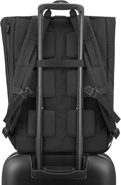 Moleskine Metro ROLLTOP Backpack Black, One Size