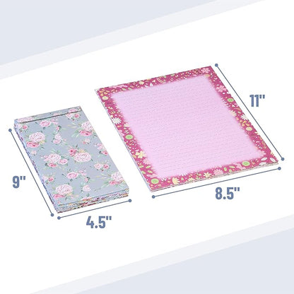 Mr. Pen- Stationery Writing Paper with Envelopes, 30 Letter Writing Paper with 18 Envelopes, Floral Cute Stationary Set for Writing Letters, Stationary Paper, Writing Paper Stationary, Letter Set