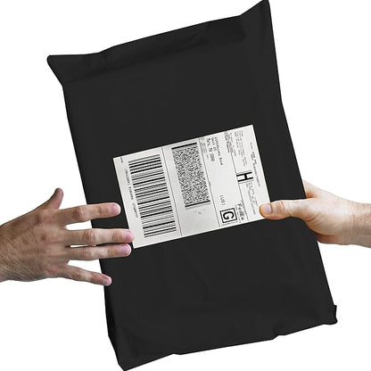 Colored Poly Mailers Pack of: (Black, 14.5" x 19" pack of 500) Be creative with your packaging with Colored mailers