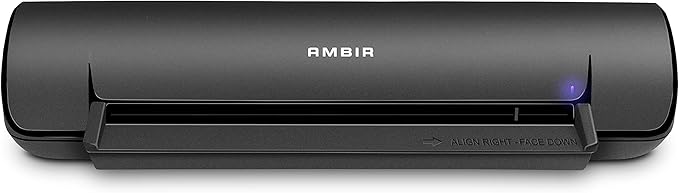 Ambir ImageScan Pro 490i (DS490-AS) Duplex Document and Card Scanner with AmbirScan