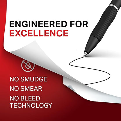 Sharpie S-Gel, Gel Pens, Drawing Pens, Gel Ink Pens For Journaling, Writing Pens, Coloring Pens, Fine Point Pens (0.5Mm), Black Ink Gel Pen, 12 Count