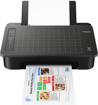 Canon TS302 Wireless, Single Function Inkjet Printer, Black, Works with Alexa