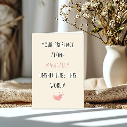 Happy Birthday Cards for Women Bestie Friend, Best Friend Birthday Gifts Card, Funny Bday Gifts for Close Female Friends, Bestie Sister Friendship Card for Lady Girl