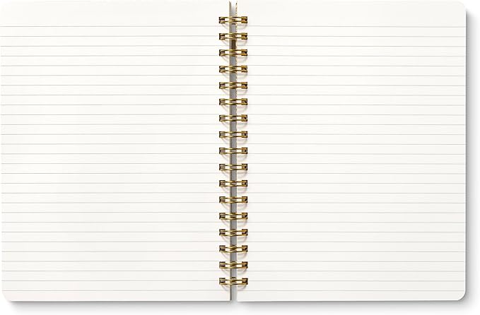 Compendium Spiral Notebook – Good Things Are Always Beginning – A Designer Spiral Notebook with 192 Lined Pages, College Ruled, 7.5”W x 9.25”H