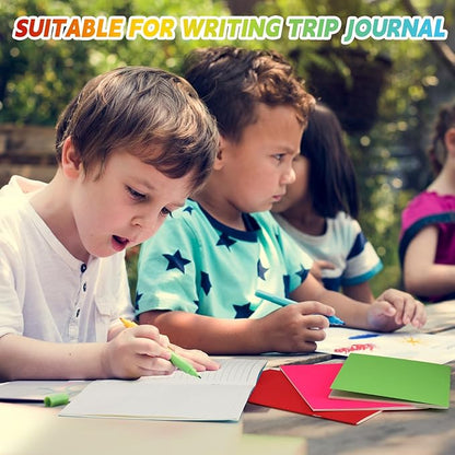 Gueevin 12 Pcs Blank Books for Kids to Write Stories Bulk Composition Notebooks Colorful Soft Cover Notebooks for Drawing Ruled Lined Journals Sketching Kindergarten Easter Gift (Classic Colors)