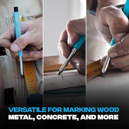 OX Tools ‎Tuff Carbon Marking Pencil Replacement Lead 10-Pack Basic Graphite Lead, 2.88mm lead, OX-P503203