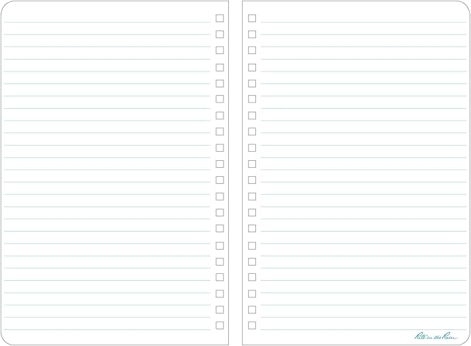 Rite in the Rain Weatherproof Side Spiral Notebook, 4.625" x 7", Yellow Cover, Journal Pattern, 3 Pack (No. 393L3)