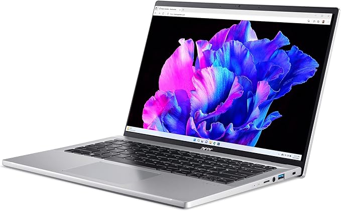 Acer Swift Go Intel Evo Thin & Light Premium Laptop 14" 1920x1200 100% sRGB Touch Screen Display Intel Core i7-1355U Intel Iris Xe 16GB LPDDR5 512GB Gen 4 SSD SFG14-71T-72QV