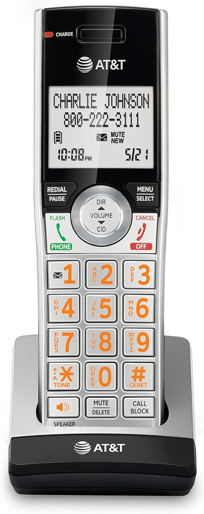 AT&T CL80107 Additional Handset for CL82x07, CL82x57, CL82x67, CL83x07, CL84x07 Series Cordless Phone