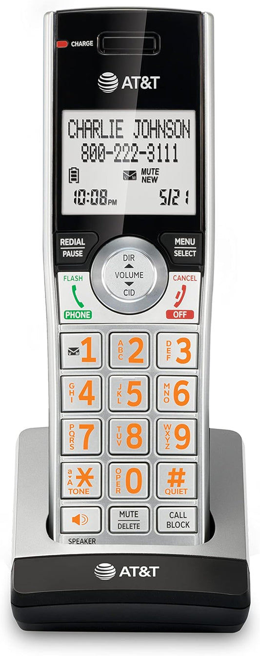 AT&T CL80107 Additional Handset for CL82x07, CL82x57, CL82x67, CL83x07, CL84x07 Series Cordless Phone