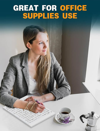 Loose Leaf Paper, 75 Sheets, Filler Paper 8.5 x 11, 3 Hole Pouched, Standard, Wide Ruled Loose Leaf Notebook Paper 8.5 x 11 Inch for Binder, A4 Loose Leaf Filler Paper for Work School Student, White