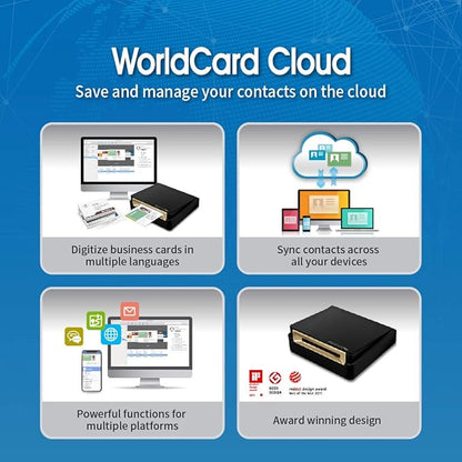 PenPower WorldCard Cloud (1-Year Subscription, 1 Users) - Save and Manage Your Contacts on The Cloud.