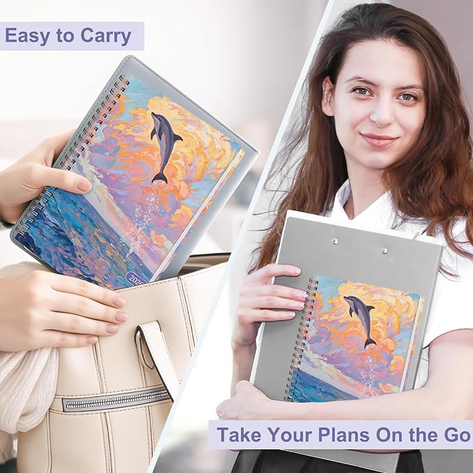 2026 Planner, Weekly and Monthly Academic Planner Calendar (JAN.2026 - DEC.2026), Planning Agenda Book, for Office Desk Accessories and School Supplies, A5(6.3" x 8.5")