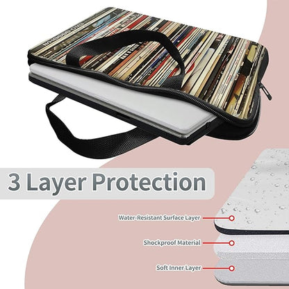 Universal Tablet Laptop Sleeve Case 10 inch, Books Slim Carrying Case Durable Handbag Travel Laptop Bag for 7 to 10-inch Laptops/Notebook/Kids Tablet/ipad/eBook Readers
