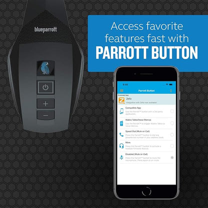 BlueParrott B550-XT Voice-Controlled Trucker Bluetooth Headset – Industry Leading Sound with Long Wireless Range, Comfort for All-Day Wear - Ideal for Anyone On-The-Go, Up to 24hrs of Talk Time, Black