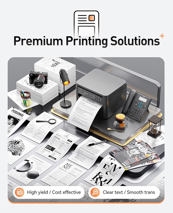 TN830XL Toner Cartridge High Yield Compatible with Brother TN830XL TN830 TN 830 Toner Cartridges to use with HL-L2460DW DCP-L2640DW HL-L2480DW HL-L2400D HL-L2405W MFC-L2820DW Printer (2 Black)