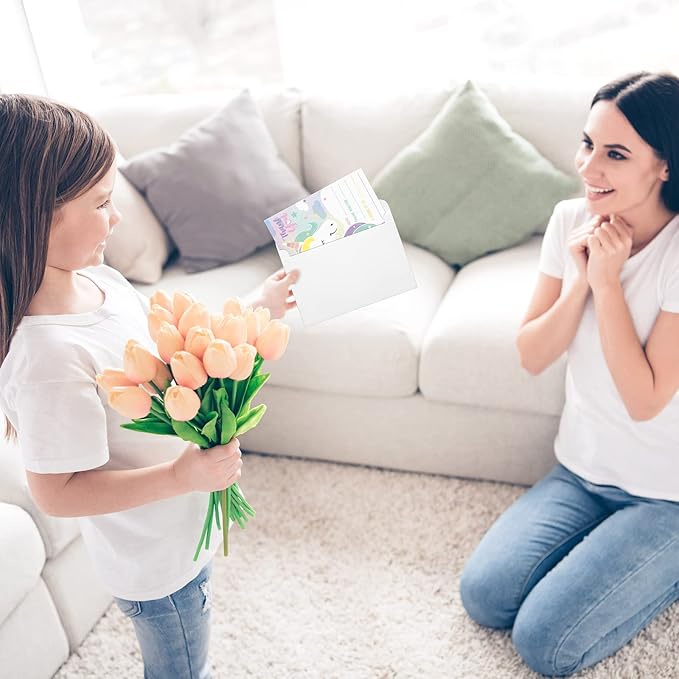 Eaasty 72 Pieces Kids Thank You Cards Fill in the Blank Thank You Notes with Envelopes Colorful Thanks Cards for Birthday Party(Unicorn Style)