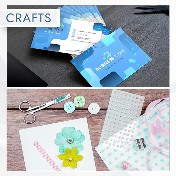 MOS Cardstock Paper – 11” x 14”, 250 GSM, 110 Sheets – Heavyweight Off White Poster Board Paper for Menus, Certificates & Crafts – Smooth Finish, Printer-Friendly