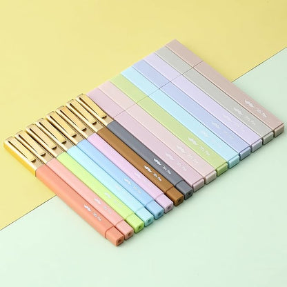 Mr. Pen- Aesthetic Highlighters and Pens, 16 Pack, Black Ink, Pastel Color Highlighters, No Bleed Bible Pens