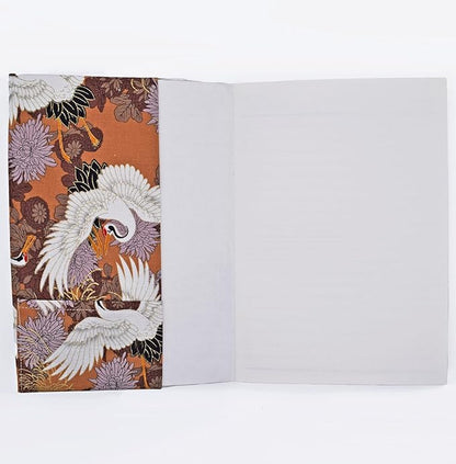 BLBMH Book Covers for Paperbacks Book Cover Fit for 5.5x8.2 inch Adjustable Book Sleeve Cover for A5 Books Softcover Protector for Notebook Planner -Crane