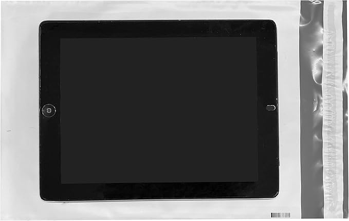 Colored Poly Mailers Pack of: Be creative with your packaging with Colored mailers (White, 9" x 12" pack of 200)