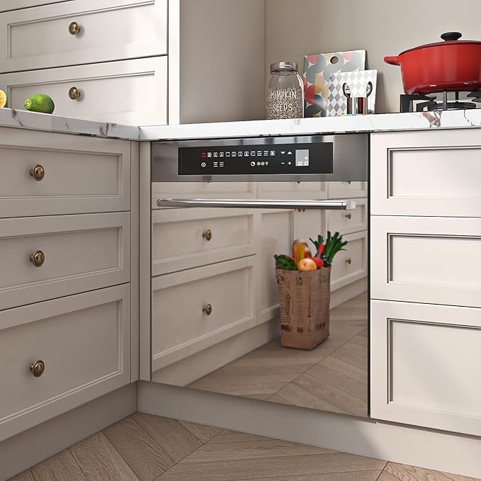 FunStick 24"x118" Wide Flexible Mirror Stickers for Walls Non Glass Safety Peel and Stick Mirror Tiles for Wall Stickers Plastic Mirror Sheet Self Adhesive Gym Bathroom Mirror Wall Paper Decor Crafts