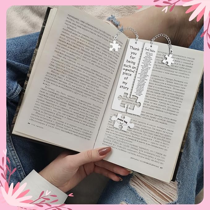 Thank You Gift for Soul Sister, Funny Bookmarks Gift for Soul Sister, Book Lover Gift for Soul Sister, Reading Gift for Soul Sister,Sisters Gifts from Sister,WB123
