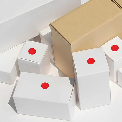 PARLAIM 0.75 inch Round Color Coding Circle Dot Labels in Roll, 1000 Stickers per Dispenser Box, 3/4" Small Dot Sticker for Business & Inventory, Red