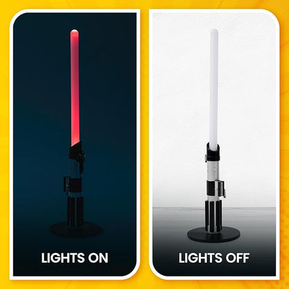 Star Wars Darth Vader Lightsaber 12-Inch Desktop LED Mood Light for Nightstand Table