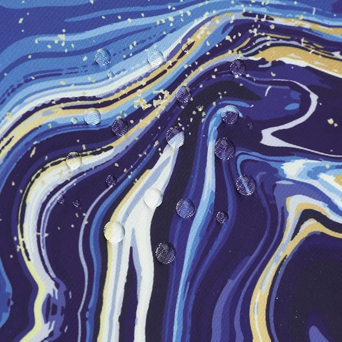 canvaslife 360° Protective Laptop Sleeve Case Bag with 4 Pockets for MacBook Pro 16 inch and 15 inch-15.6 inch Laptop (Blue marble)