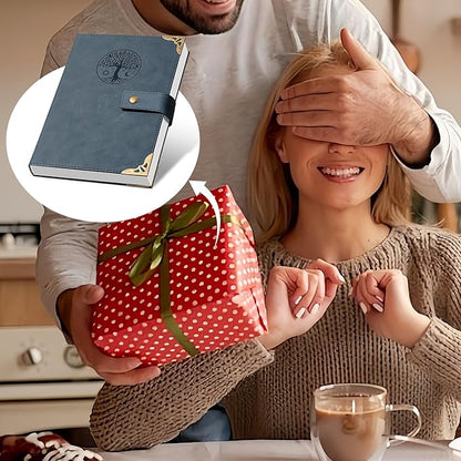 Tree of Life Journal for Women Journals for Writing 260 Lined Pages Hardcover Leather Journal Notebooks for Men, 5.7”x8.3”, Blue