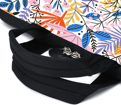 11.6" 12.2 inches Laptop Sleeve Chromebook Case Ultrabook Case Notebook Sleeve Tablet Case Neoprene Handle Sleeve for Men Women, Two Pockets Fit Apple MacBook Air Samsung Acer HP DELL(Flowers-1)