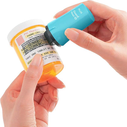 Guard Your ID Advanced 2.0 Rollers Identity for Theft Address Eraser and Security Prevention (Regular 3-Pack, Turquoise)