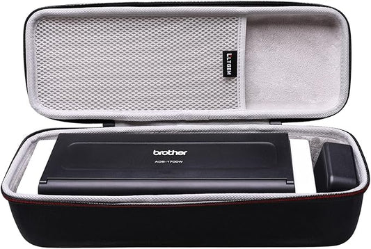 LTGEM Hard Case for Brother ADS-1700W / ADS-1200 / ADS-1250W Wireless Document Scanner - Travel Protective Carrying Storage Bag